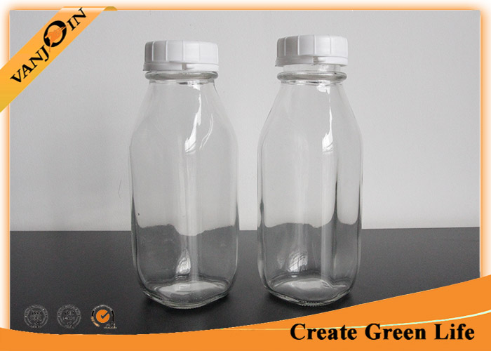 300ml Square Glass Jars With Lids